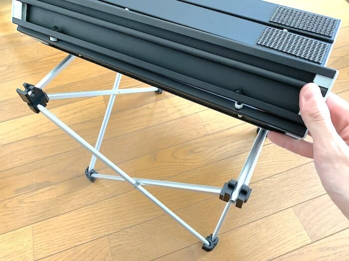 Linkax アルミ製アウトドアテーブル 組立簡単